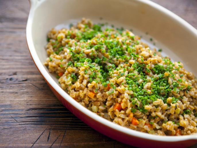 Creamy Farro Recipe Seamus Mullen Food Network