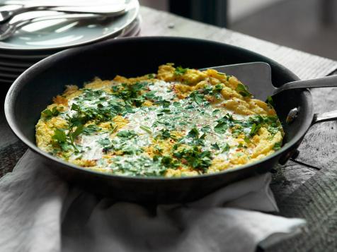 Leek and Crème Fraîche Frittata
