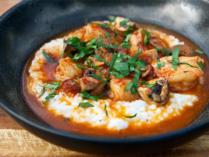 Shrimp and Grits Recipe Sean Brock Food Network