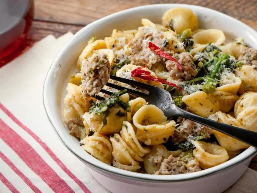 Orecchiette with Sausage and Broccoli Rabe Recipe | Tony Mantuano ...