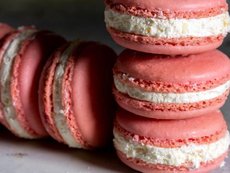 Raspberry Macarons
