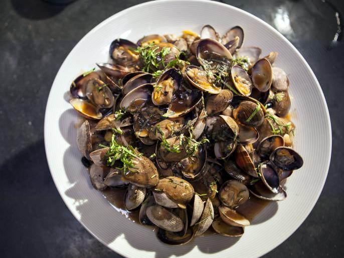Clams With Black Bean Sauce Recipe Anita Lo Food Network