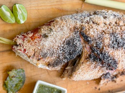 Salt-Crusted Whole Fish (Plaa Phao Kleua)