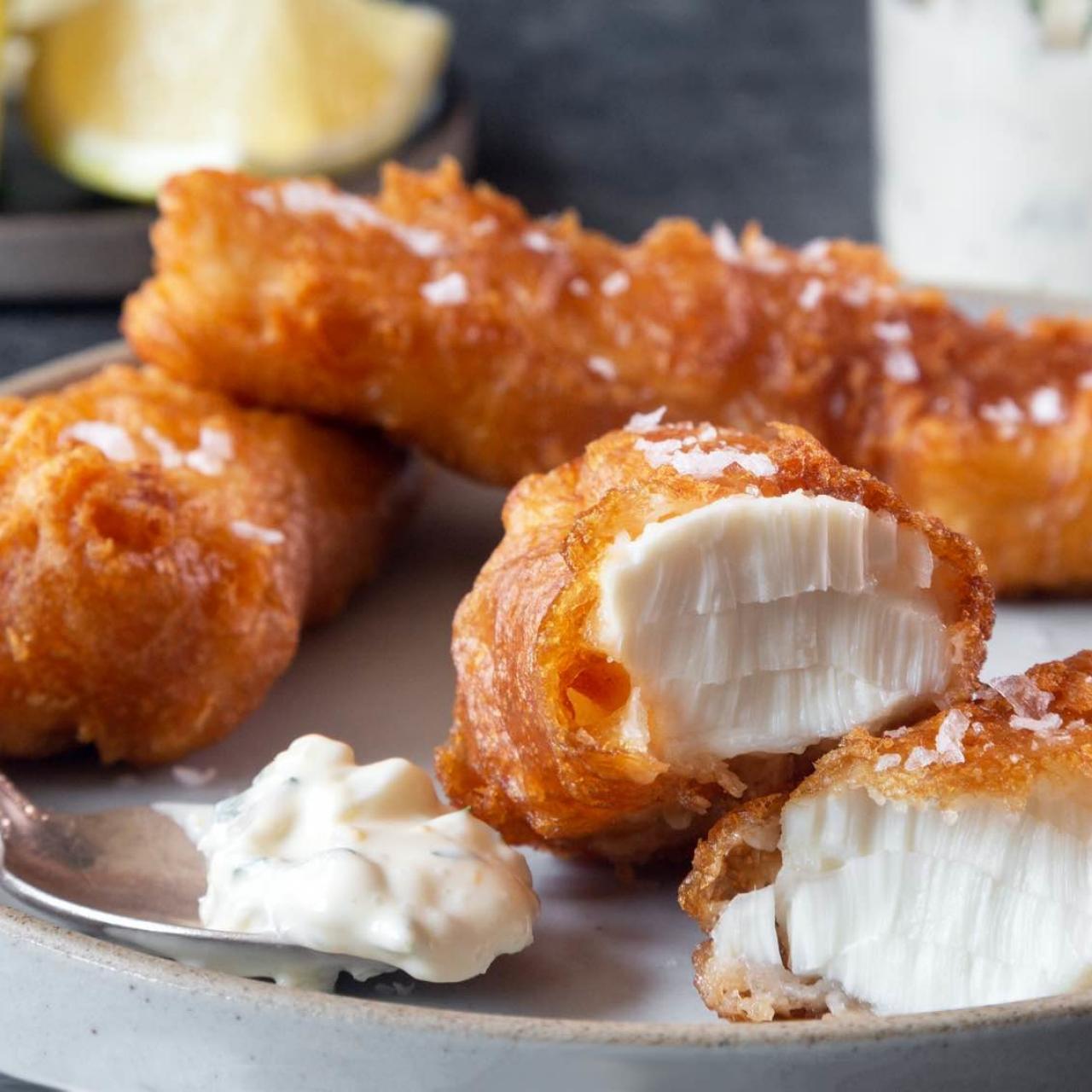 Halibut Fish and Chips - Beer Battered Fish Recipe