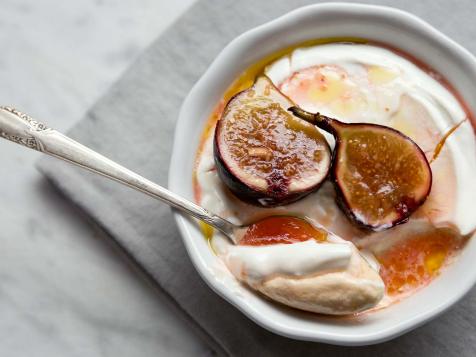 Cinnamon Semifreddo with Figs