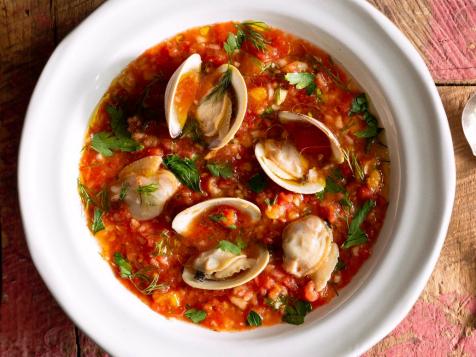 Gochujang Gazpacho with Littleneck Clams