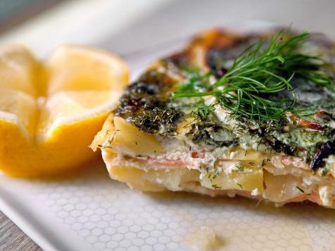 Gravlax-Potato Gratin (Laxpudding)