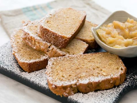 Parsnip Cake with Apple Compote