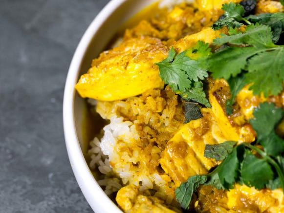 Rice Bowl with Turmeric-Ginger Fish Recipe | Edward Lee | Food Network