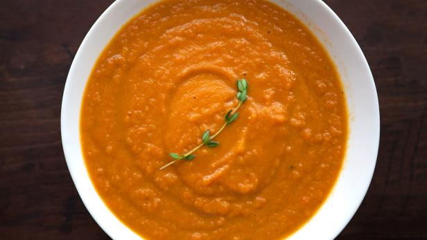 Roasted Carrot Soup Recipe | Amanda Hesser and Merrill Stubbs | Food ...