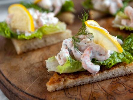 Shrimp and Dill Toast (Toast Skagen) Recipe | Emma Bengtsson | Food Network