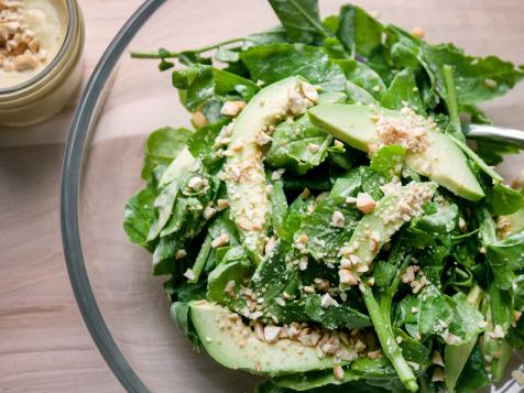 Arugula and Watercress with Curry Vinaigrette