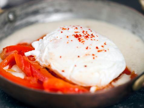 Grits and Eggs with Piperade