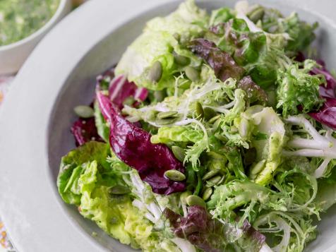 Salad Greens with Pepita Dressing