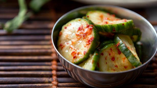 Spicy Marinated Cucumbers (Oee Muchim) image