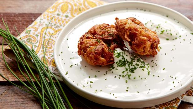 Crispy Potato Latkes Recipe | Jenn Louis | Food Network