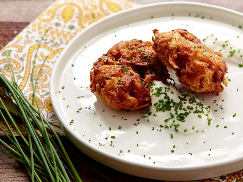 Crispy Potato Latkes Recipe | Jenn Louis | Food Network
