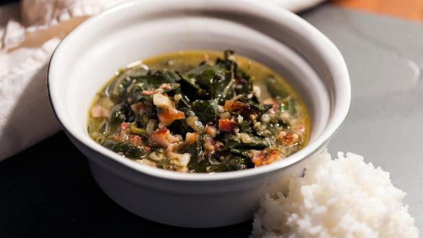 Collard Greens with Ham Hocks image