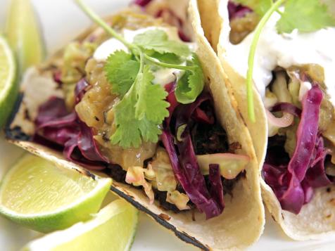 Roast Pork Tacos with Tomatillo Salsa