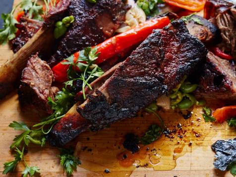 Smoked Short Ribs with Pickled Peppers
