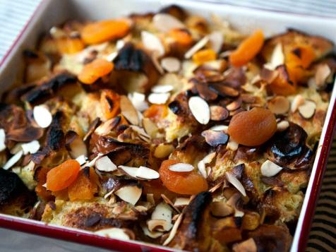 Bread Pudding with Apricots and Almonds