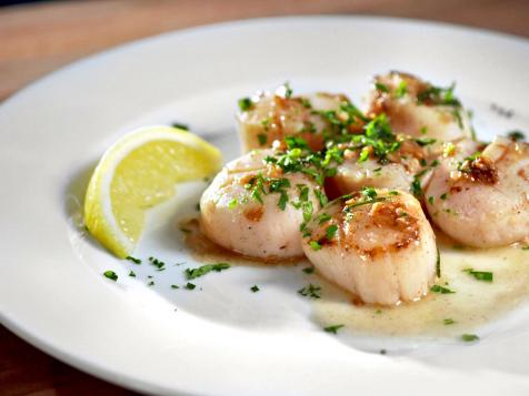 Sautéed Scallops with Brown Butter and Preserved Lemon