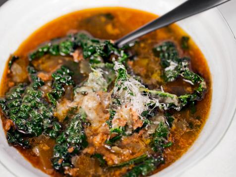 Spicy Sausage and Kale Soup