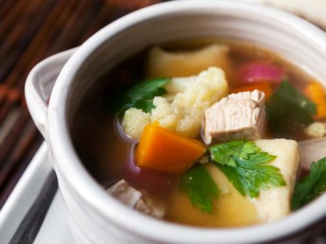 Turkey Soup with Granmaw Hartle's Dumplings