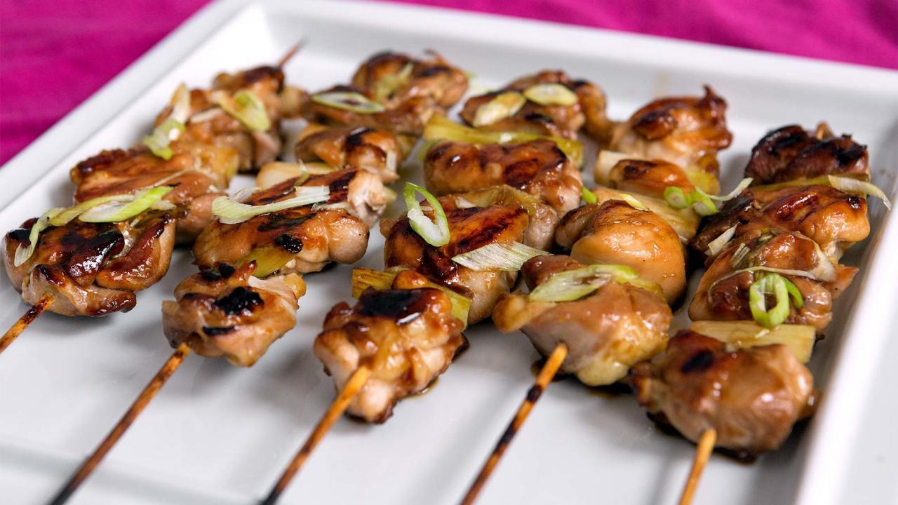 Yakotori Japanese Skewered Chicken Recipe by Air Fry with Me - Cookpad