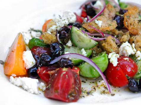 Greek Salad with Croutons