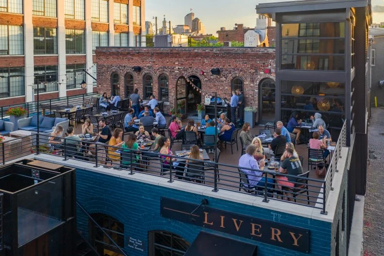 You’ll feel like you just stepped on your friend’s apartment rooftop at this Latin American spot, if your friend just happened to start making stellar food. The rooftop patio here is hidden, tucked intimately between buildings away from the hustle of the city down below. The perfect way to enjoy corn empanadas with cheddar, truffle, and jalapeño-cilantro crema, or lamb tamales with avocado salsa. All washed down with a house margarita, of course.
