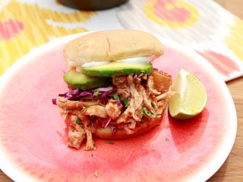 Slow Cooker Pineapple Habanero Pulled Chicken