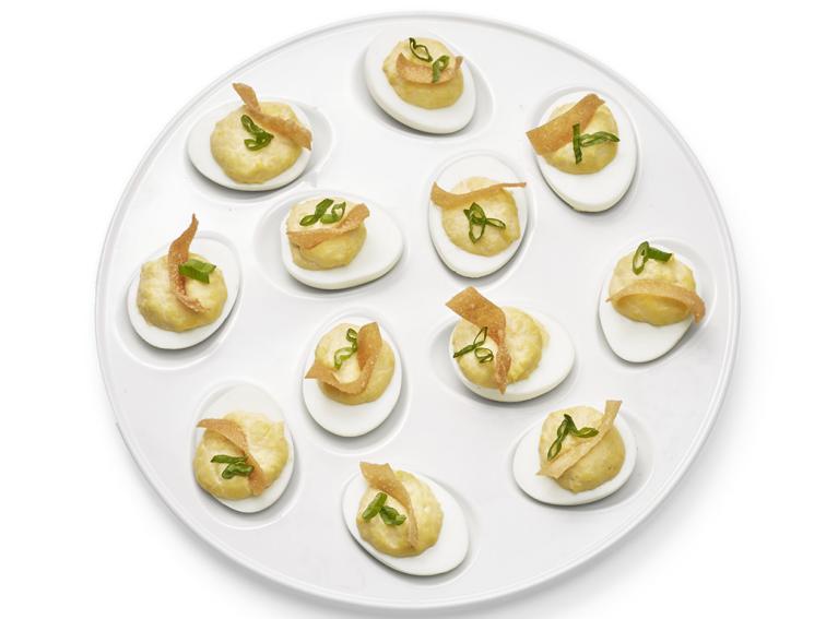 Crab Rangoon Deviled Eggs Recipe Food Network Kitchen Food Network