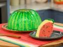 A watermelon bombe, as seen on The Kitchen, Season 22.