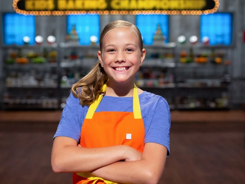 Portrait of Brooke Waters, as seen on Kids Baking Championship, Season 7.