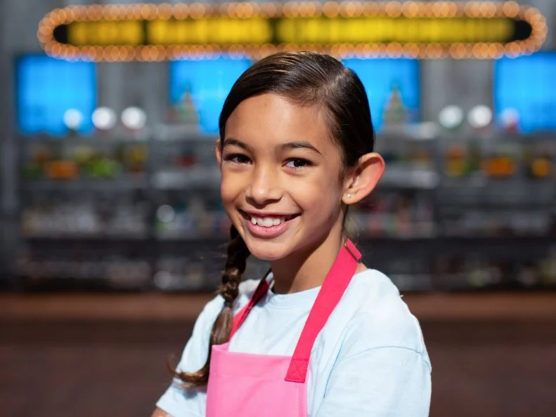 Portrait of Sophia Elrod, as seen on Kids Baking Championship, Season 7.