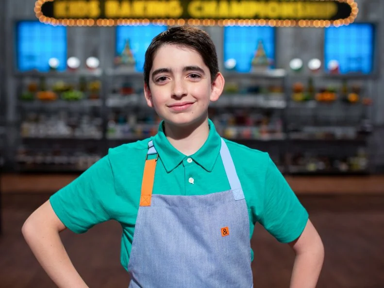 Portrait of Tarek Husseini, as seen on Kids Baking Championship, Season 7.
