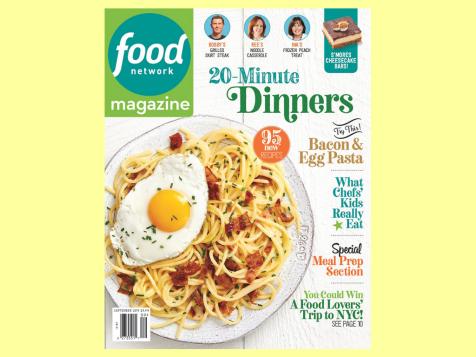 Food Network Magazine: September 2019 Recipe Index