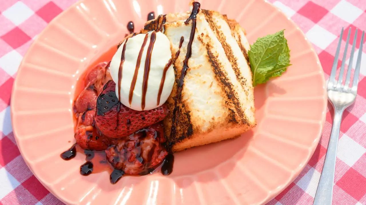Grilled Strawberry Shortcake