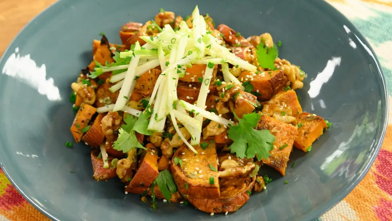 Grilled Sweet Potato Salad