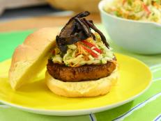A plant-based burger, as seen on The Kitchen, Season 22.