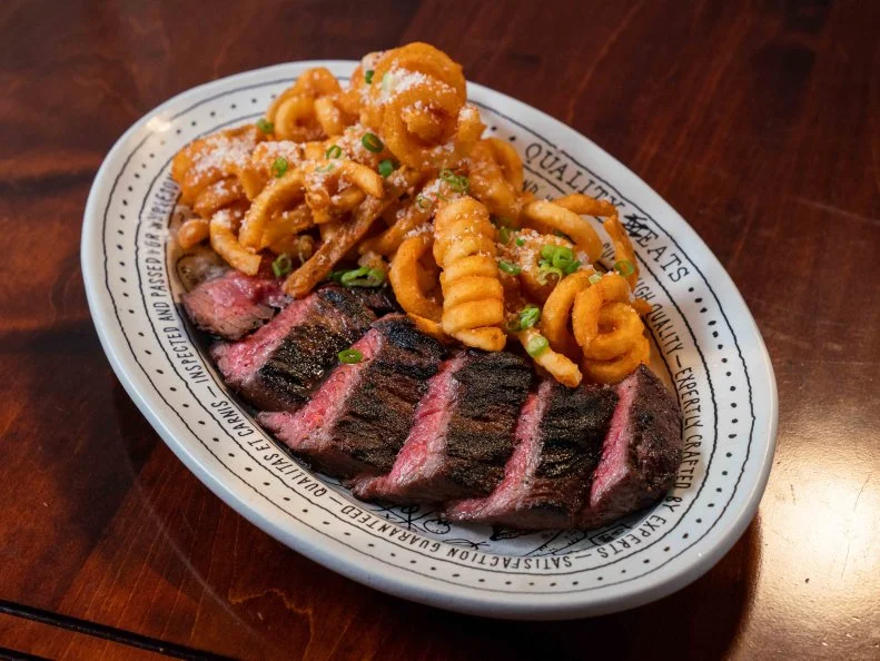 Bavette Steak at Quality Eats in New York, as seen on Flay vs Flay, Season 1.