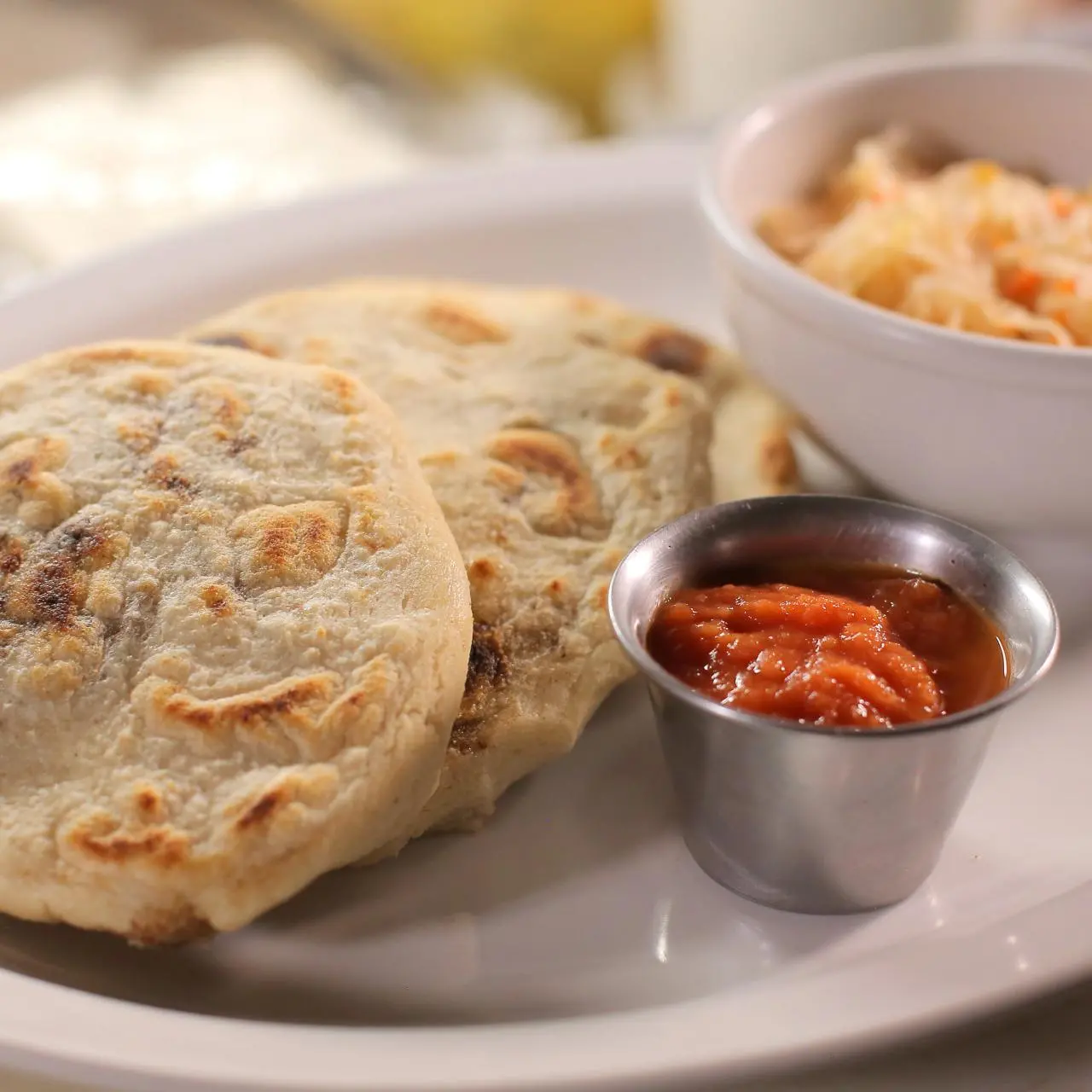 Chicharron Pupusa