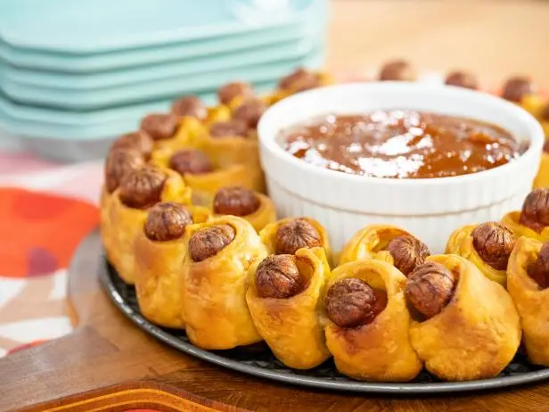 Sunny's BK Currywurst Pull Apart Pigs in a Blanket Recipe | Sunny Anderson | Food Network