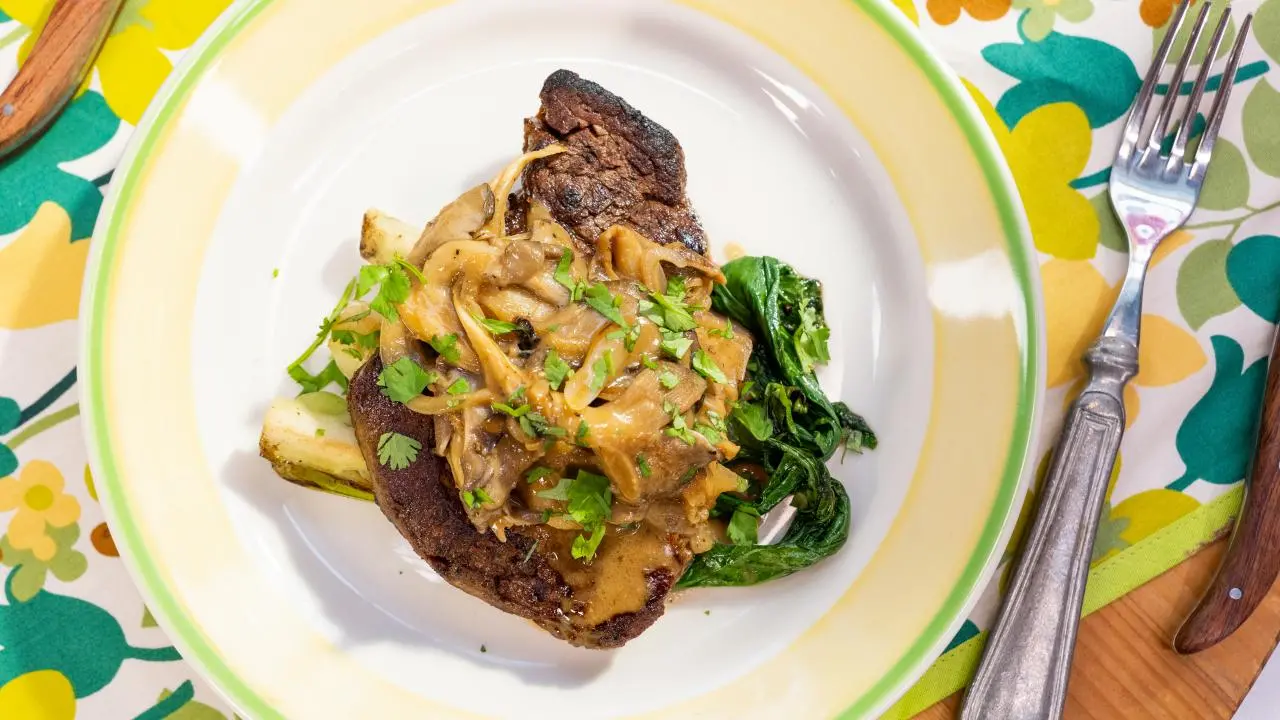 New-Style Steak Diane