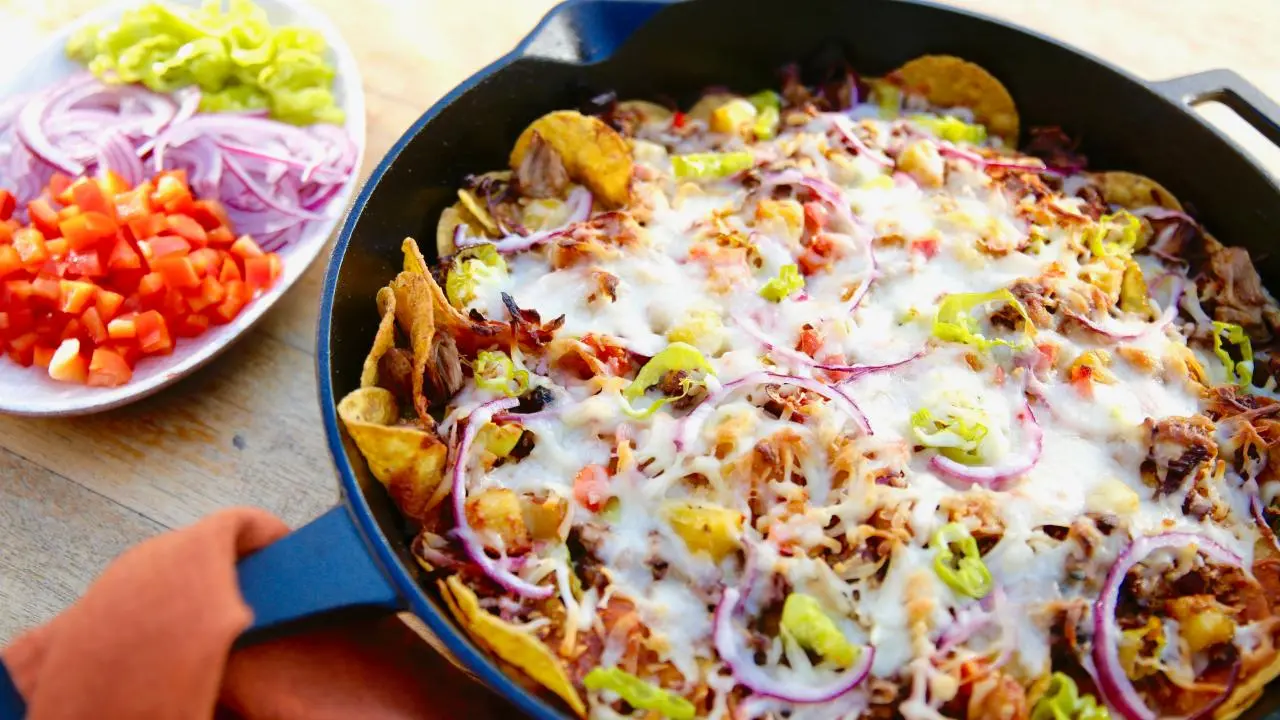 Molly Yeh's BBQ Pulled Pork Nachos