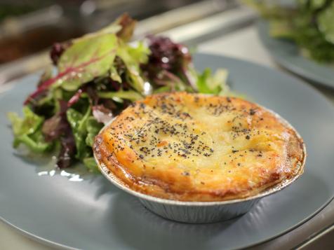 Beef and Red Wine Pie with Cheesy Potato Top