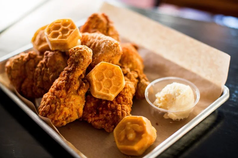 True, the Windy City is home to so much good food, but Honey Butter Fried Chicken exists to curb fried chicken cravings in an instant. Order solo or bring in a group and order a solid mix of fried chicken breasts, drumsticks and thighs, and don’t forget about the sides (pimento mac n’ cheese and kale and cabbage slaw are all the rage). And as the name implies, each order comes with corn muffins and their famous honey butter.