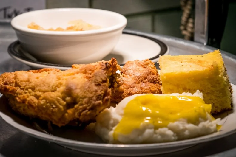 For oven-fried chicken that will wow the palate, Big Mama’s Kitchen, in Omaha, is where it’s at. Big Mama recently passed away, but her delicious recipe and legacy live on at the restaurant, which has a devoted loyal following. Treated with her special rub, marinated in buttermilk and dusted with flour, the poultry is next-level at this joint.