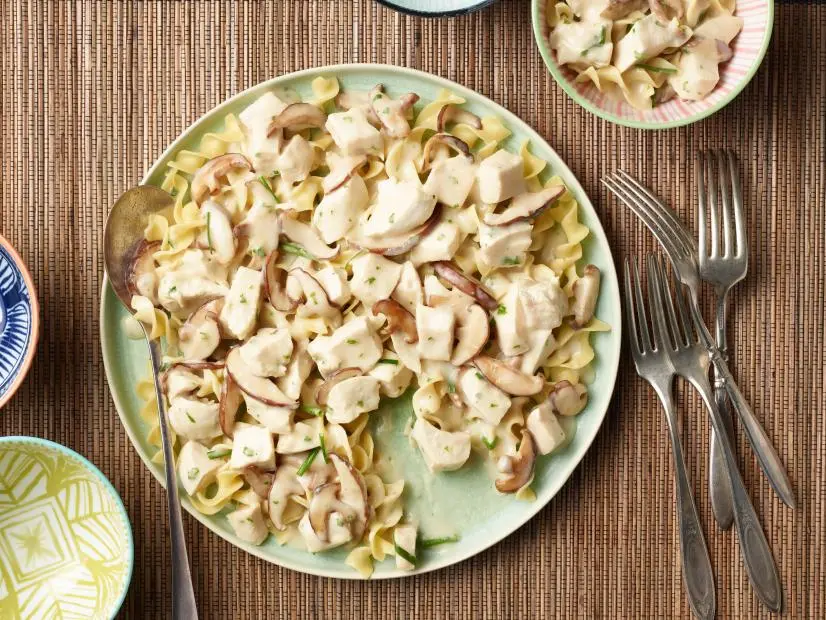 Food Network Kitchen’s Chicken a la King, as seen on Food Network.